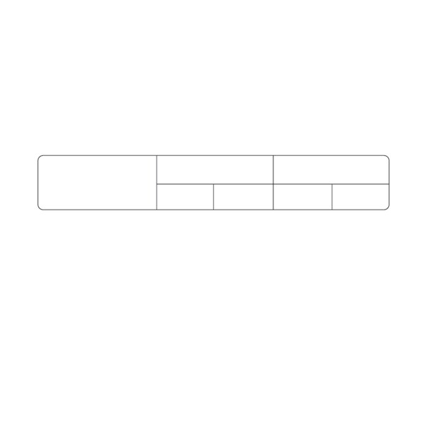 Specimen Label, Multiple Label Set Thermal 8-1/2 x 1-5, 3 core, PK10